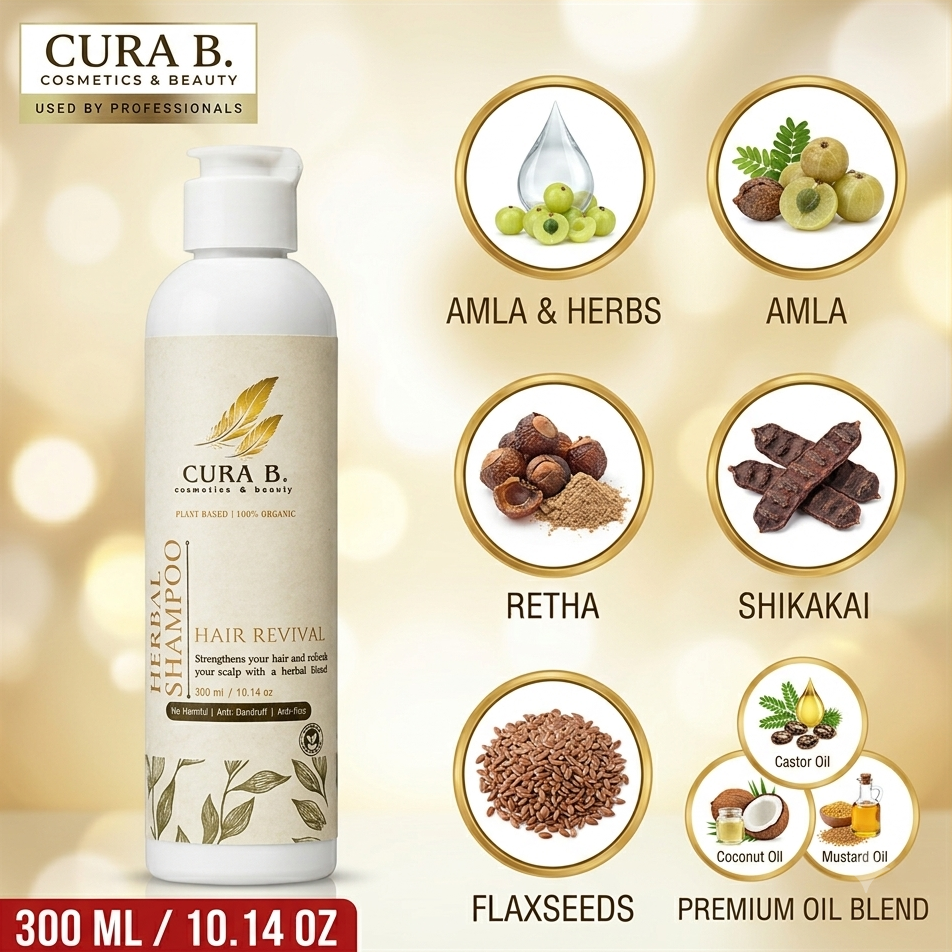 Cura B Herbal Hair Shampoo